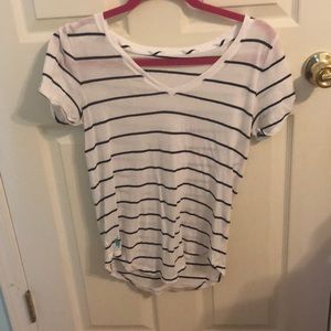 Polo striped top